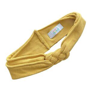 Handmade Lemons & Lace Mustard Sailor Knot Headband